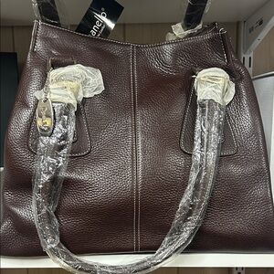 #42 NWT $115 Tignanello Leather Tote Bag